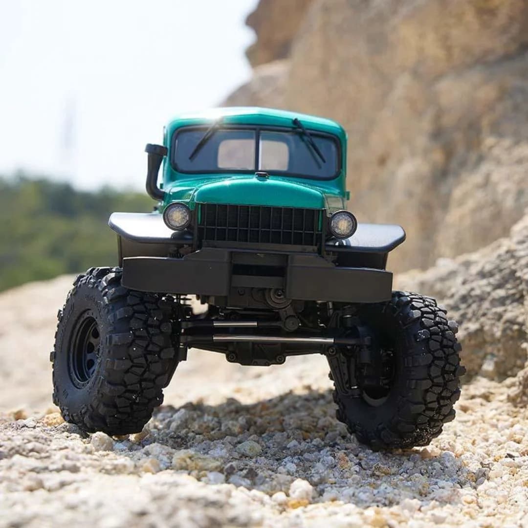 FMS 1/24 FCX24 Power Wagon Brushless RTR – Metallic Green Mini Crawler | India