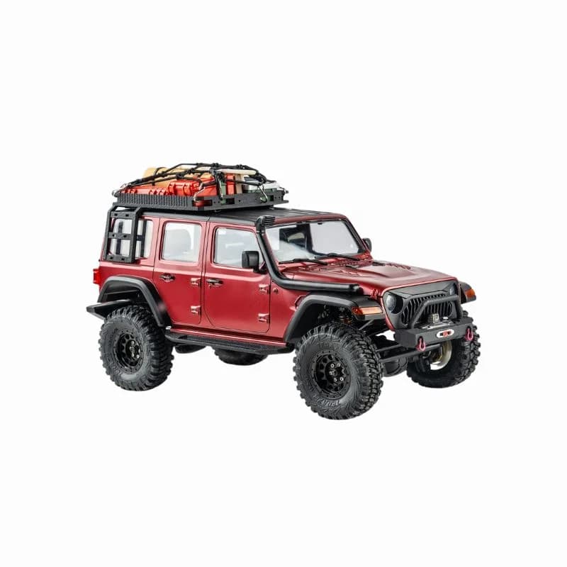 FMS EAZYRC 1/18 Thunderstorm Jeep Rubicon Red Edition RTR Crawler – 4×4 Waterproof Off-Road (India)